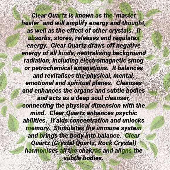 Natural Crystal Quarts Point & Faceted Moldavite Pendant Necklace - Picture 10 of 10